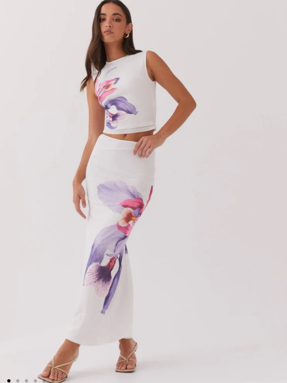 Peppermayo Mesh Maxi Skirt & Mesh Top Matching Set - Picture 5 of 8